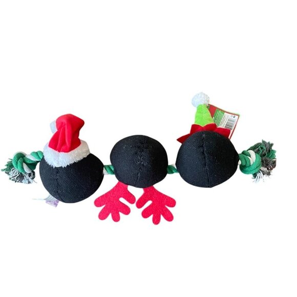 Multipet‎ Holiday Penguin Dog Toy  Rope Combo 17" Christmas stocking stuffer - Picture 6 of 6